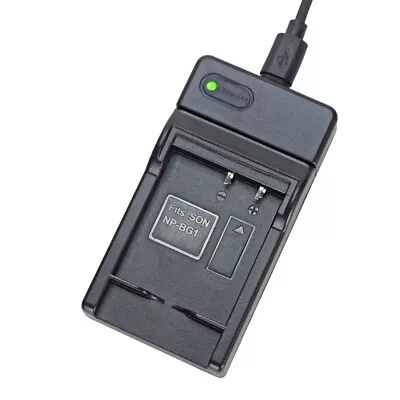 Battery charger for Sony NP-BG1 FG1 DSC-HX5V DSC-HX7V DSC-HX10 DSC-W80 DSC-W85