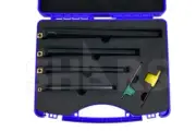 4Pcs SCLCR 3/8 1/2 5/8 3/4" Coolant Through Indexable Boring Bar Set CCMT #]