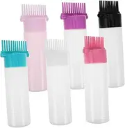 6pcs Hair Bottle Spray Bottles for Hair Oil Bottle Squeeze Bottles Spray Bottle for Hair Bottled Hair Dye Hair Dye Applicator Brush Hair Color Root Comb Hair Applicator Plastic