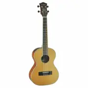 Tiki '7 Series' Cedar Solid Top Tenor Ukulele with Hard Case (Natural Satin)