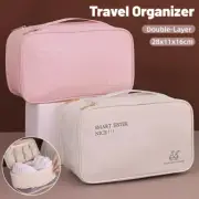 Travel Lingerie Storage Bag Double Layer Clothes Case Organiser for Underwear AU