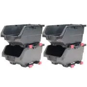 Husky 1008-406-264 8x12x6 Stackable Storage Bins (4-pack)