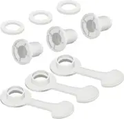 3 Sets Cooler Drain Plug Assembly for Coleman Xtreme Coolers - 1.1 Shaft Length