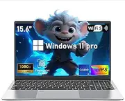 FUNYET 15.6 Inch PC Laptop, i3-1025G1 Processor Laptop (up to 3.4 Ghz), 16GB RAM 512GB SSD Notebook, Full HD 1920x1080 Computer, Illuminated Keyboard Laptops, Type-C, Gigabit RJ45, Wi-Fi5, BT 5.0