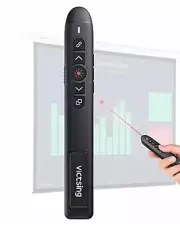 VicTsing 2.4GHz Wireless Cat Laser Pointer, USB Clicker Cat Presentation