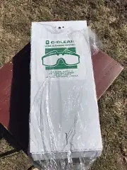 Clear Lens Cleaning Station New Wall Hangar No Key