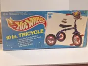 Vintage Tricycle 1990's Rand Mattel Hot Wheels 10" Ride On NEW in Box VERY RARE