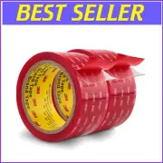 Versatile Waterproof Double-Sided Tape - 2'' x 15.4ft Clear Heavy-Duty Adhesive