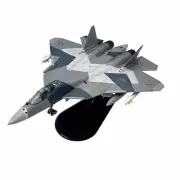 1 Pcs 1/100 Scale Russian Su-57 Stealth Fighter Alloy Aircraft Model Decoration
