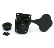 (4) Hipshot HB7 Black Classic Bass Tuners for Mexican Fender & Squier P/Jazz®
