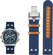 [QWDSGFWS] for Khaki Aviation Watch H77616533 H70615733 Watch Strap Men WatchBand Beyond Wind Speed Series Nylon Canvas 20mm 22mm/39