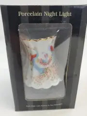 Porcelain Lampshade Night Light Multi-directional Peacocks