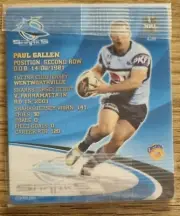NRL Samboy The Footy Frames Tazo ~ Paul Gallen ~ Cronulla Sharks ~ 41/64