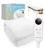 Massage Table Warmer Heating Pad Professional SPA Massage Bed Warmer with 8 T...
