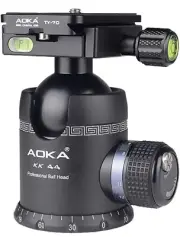 Aoka KK44 360-Degree Rotating Panoramic Ball Tripod Head w/Quick Release Plate
