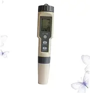 CATIEBYE Multifunctional Salimeter Meter Aquarium Test Kit Automatic Hydrometer Water Tester Light Grey