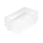 SOGA 100mm Clear Gastronorm GN Pan 1/1 Food Tray Storage Bundle of 4