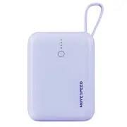 MOVE SPEED Mini Power Bank 10000mAh 22.5W - Purple
