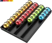 Coffee Pod Storage Holder Drawer Insert for Counter Compatible Nespresso Vertuo