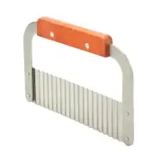 Stainless Steel Wavy Vegetable Crinkle Cutter Slicer