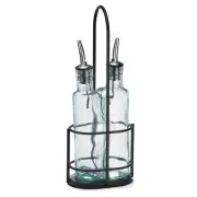Tablecraft H918NBK 8 1/2 oz Oil and Vinegar Cruet Set