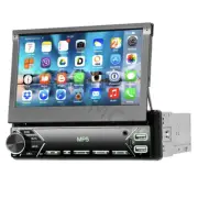 Car MP5 Player Stereo 1DIN AUX Audio Input Bluetooth FM TF USB Type-C Charging