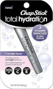 Chapstick Total Hydration Vitamin Enriched Lip Night Serum (Almond Cream Flavor, 1 Tube), Vitamin c, vitamin E, Contains Evening Primrose Oil, 0.21 Oz