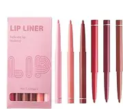Matte Lip Liner - 6X Waterproof Lip Gloss,Matte Lipstick, Smudge-Proof Lip Liner, Long-Lasting Lip Stain for Colorful and Defined Lips