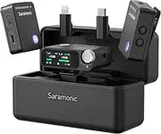 Saramonic Ultra 01 2ch Wireless Microphone System with Built-in Timecode, Saramonic Ultra(Black)