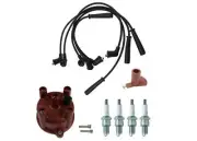 Spark Plugs Wires Distributor Cap & Rotor Cap for Toyota 4Runner 2.4L 1984-1992 (for: Toyota)