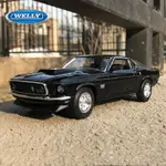 WELLY 1:24 FORD MUSTANG BOSS 429 合金跑車模型壓鑄