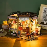 DIY Doll Houses with Furniture Handmade Tiny House Toys for Boy Girls Family