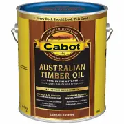 Cabot 19460-07 Australian Timber Oil Wood Finish, Jarrah Brown, 1-Gallon -