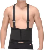 Baluue Breathable Lumbar Brace Men's Fitness Belt Back Support Waist Belt Sling