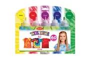 60pc Jasart DIY Art Craft Tie Dye Kit 5-Colour Set w Instructions Tips Candy