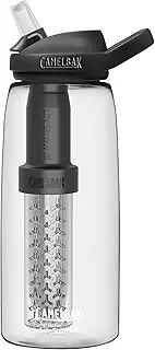 CAMELBAK Unisex - Adult Eddy+ Lifestraw Water Bottle, Clear, 1000 ml