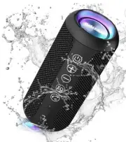 Ortizan X10 Waterproof Wireless Portable Bluetooth Speaker Loud Stereo 30H RGB
