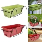 Balcony Railing Planter Window Box Planter for Indoor