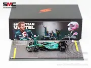 Aston Martin F1 AMR22 Sebastian Vettel Abu Dhabi 2022 Last Run 1:43 Spark Figure