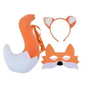 Adjusted Waist String Foxes Tail Tail Clip Ears Set Faux Tail
