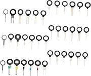 JUMPLAWN 82pcs Terminal Removal Tool Kit Pin Extractor for Automotive Wiring Harness Mild Protects Original Wire Harness Includes Various for Easy Release