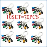 70PC 1/4" Hex Shank Quick Release Keychain Screwdriver Drill Bit Holder Bit Set