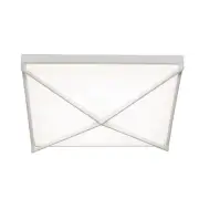 AFX PEAF1624LAJUD Pearson 1 Light 16"W Integrated LED Flush Mount - White