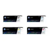 HP 206A Black, Cyan,Yellow, Magenta Toner Commerical Pack Yield 1350 pages for HP Colour LaserJet Pro MFP M282nw, MFP M283fdn,MFP M283fdw Printer [LASHPL47839581B]