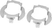 ZUXIM H7 LED adapter, 1 pair of H7 LED headlight lamp bulb holder Automotive Headlight Bulb Holder Adapter clip mounting Retainers, for B Class ML Class, for G5, for D5 X55 X25 X65 Headlight Holder Re