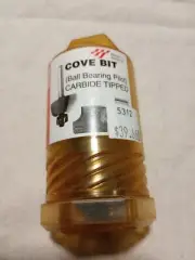 Porter Cable Router Bit 1/4" Shank Cove Bit 3/8" Radius 43103