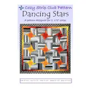 Dancing Stars Quilt Pattern For Cozy Quilt Design Quilting Sewing Craft DIY