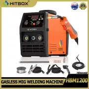 HITBOX 3 IN 1 MIG Welder Portable LED IGBT Gasless MIG/TIG/MMA Welding Machine