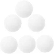ERINGOGO 6pcs Table Soccer Balls Mini Footballs for Foosball Games Smooth Rolling Replacement Parts for Standard Football Tables for Parties and Family Gatherings