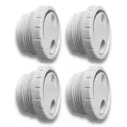 AquaStar TS101 Therapeutic Spinner Jet White 1 1/2" MIP Thread (4 Pack)